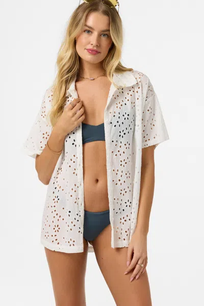 O'neill Women's Jenna Cover-up Top In White