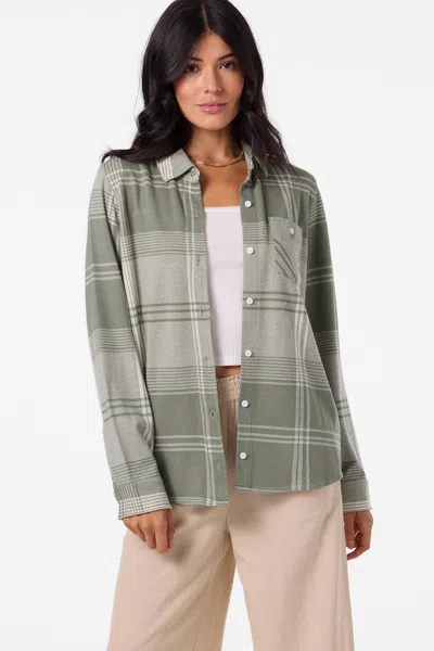 O'neill Women's Jorgina Long Sleeve Top In Green