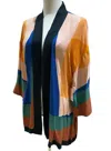 O'neill Women's Josie Open Front Kimono Blouse In Multicolor In Multi