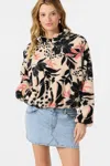 O'neill Kacey Half Zip Fleece Pullover In Multi
