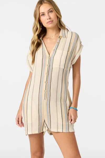 O'NEILL WOMEN'S KAMILLA STRIPE ROMPER