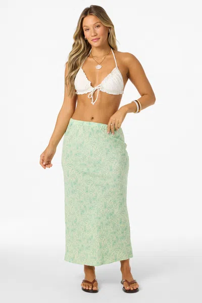 O'neill Kavali Paisley Midi Skirt In Gray