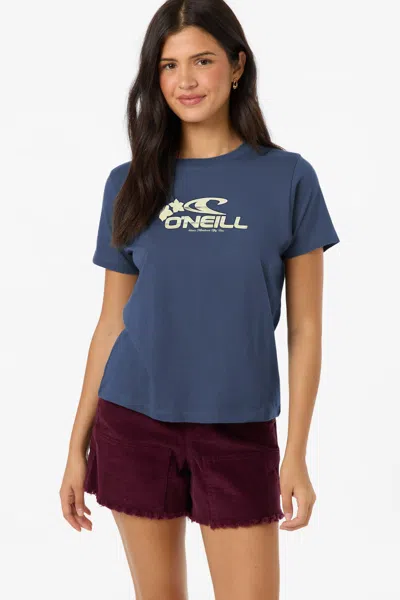 O'neill Women's Keala Boy T-shirt In Blue