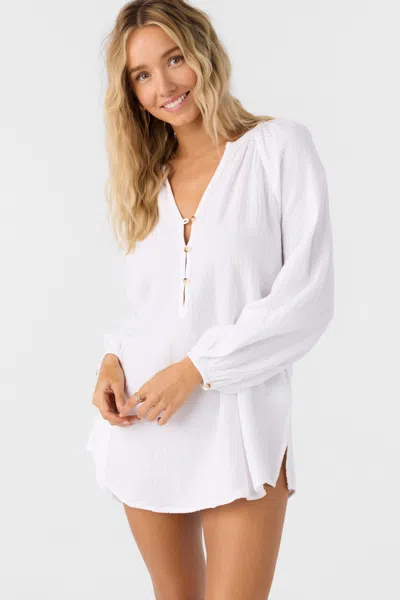 O'neill Women's Krysten Tunic Dress In White