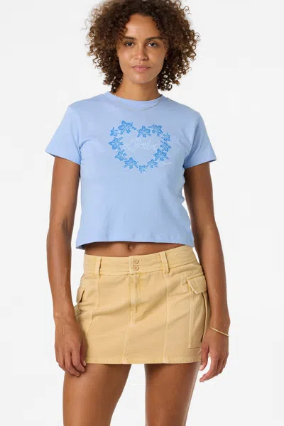 O'neill Women's Leah Hawaii Fitted T-shirt In Blue