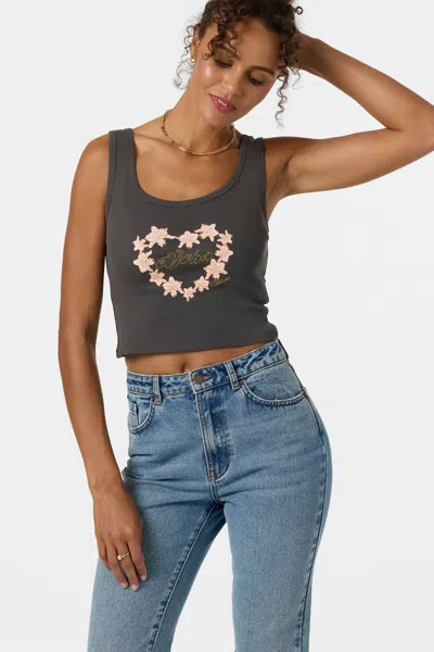 O'neill Women's Leah Hawaii Scoopneck Tank Top In Black