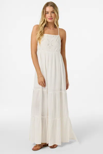 O'neill Lisbon Maxi Dress In White