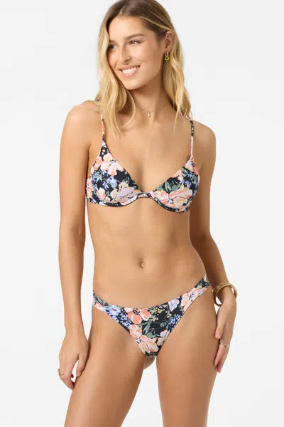 O'neill Women's Liz Floral Honopu Bra Bikini Top In Multi