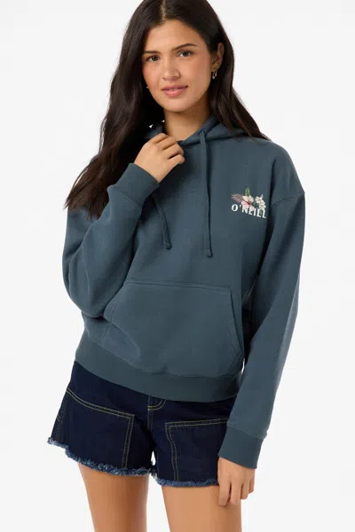 O'neill Women's Long Board Drift Hoodie In Blue