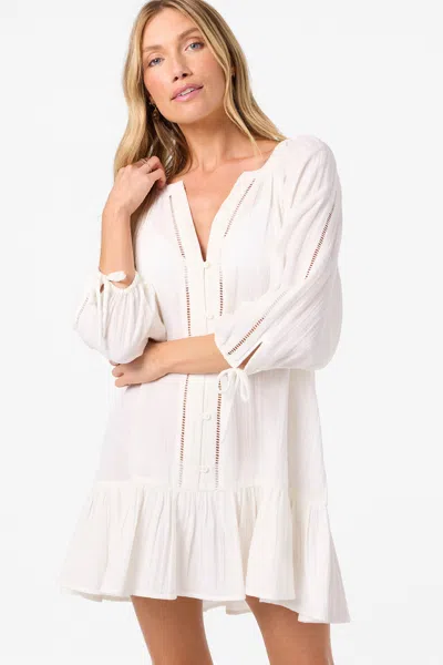 O'neill Women's Lou Mini Cover-up Dress In White