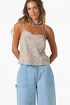 O'neill Matilda Stripe Camisole In Blue