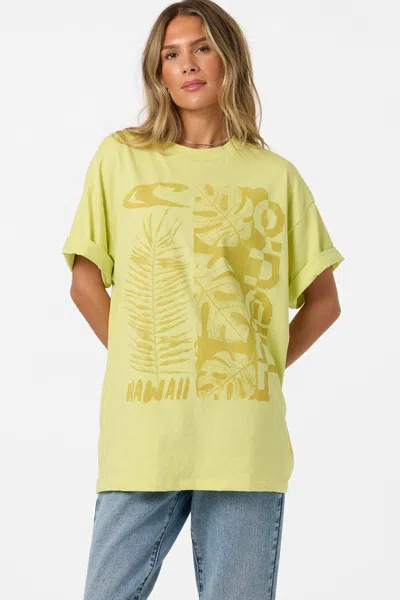 O'neill Women's Monstera Hawaii Oversized T-shirt In Green