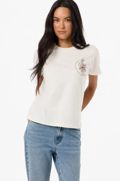 O'neill Women's Moon Flower T-shirt In White