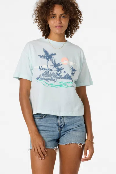 O'neill Women's Motu Hawaii Easy T-shirt In Gray