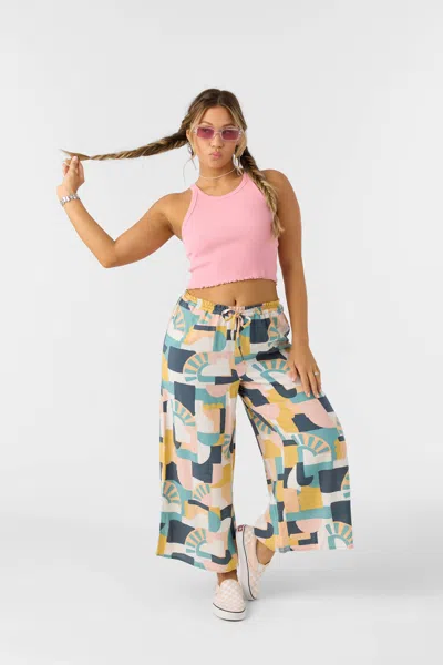 O'neill Women's Murrie Pants, Size Medium, Viscose In Multicolor