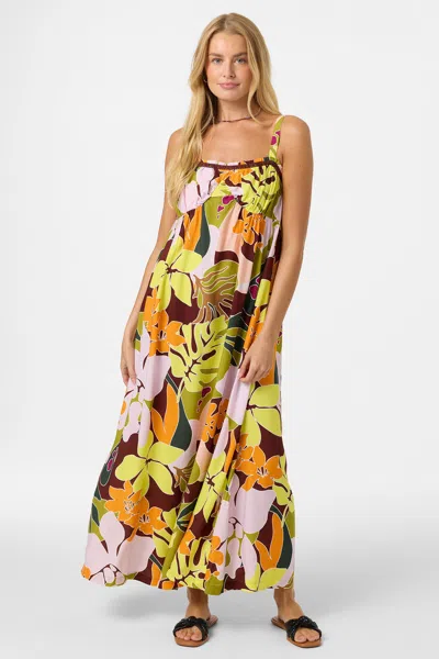 O'neill Women's Natasha Tropical Maxi Dress In Multi