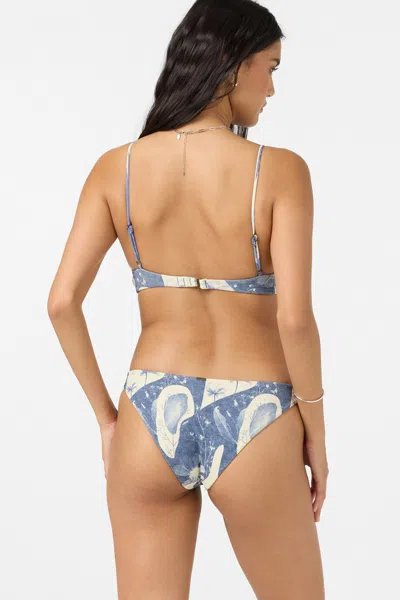 O'neill Women's O'riginals Bella Washed Floral Rockley Medium Bottoms In Blue