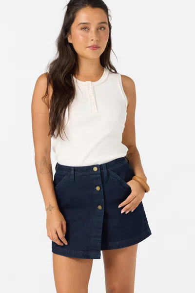 O'neill Women's O'riginals Chance Short Skirt In Blue