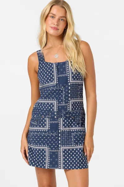 O'neill Women's O'riginals Lorna Mini Dress In Blue