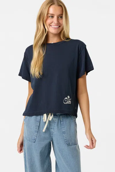 O'neill Women's O'riginals Radical Sun Boxy T-shirt In Blue