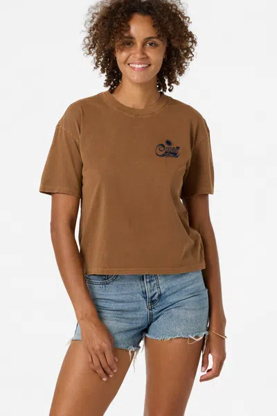 O'neill Women's O'riginals Radical Sun Easy T-shirt In Brown
