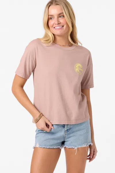 O'neill Women's O'riginals Sunny State Easy T-shirt In Pink