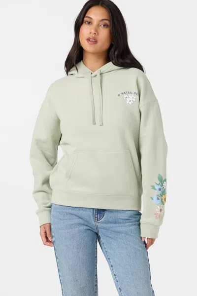 O'neill Women's Petal Relaxed Hoodie In Green
