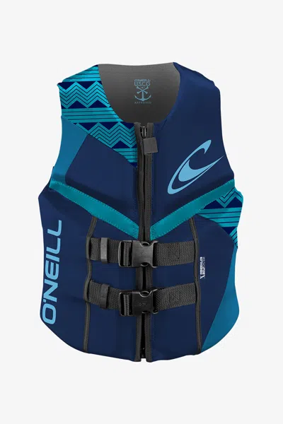 O'neill Women's Reactor Uscg Vest In Blue