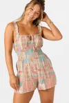 O'neill Women's Reeves Romper, Size Medium, Viscose In Multi