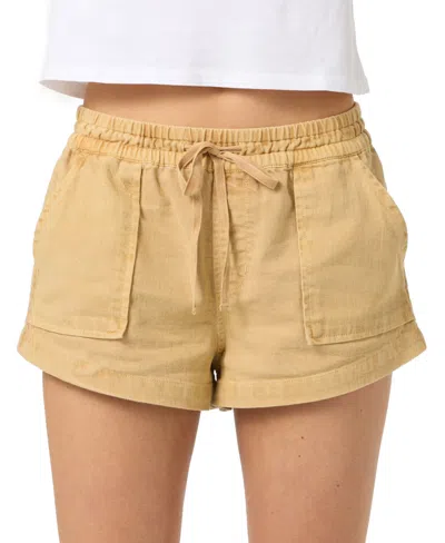 O'neill Women's Relaxed Woven Pull-on Shorts In Brown