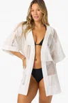 O'neill Risa Cover-up Beach Robe In White