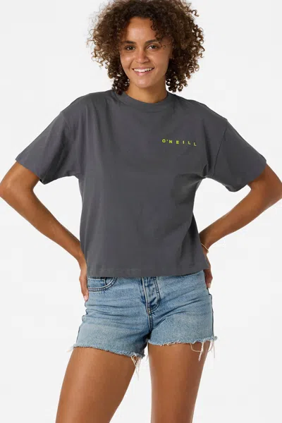 O'neill Women's Rivi Hawaii Easy T-shirt In Gray