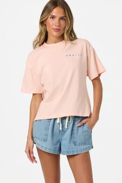 O'neill Women's Rivi Hawaii Easy T-shirt In Pink