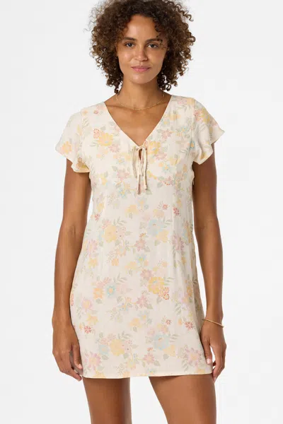 O'neill Women's Robin Floral Mini Dress In Neutral