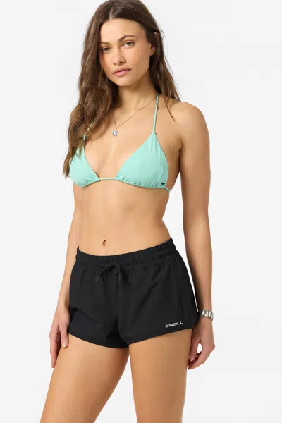 O'neill Women's Saltwater Solids Balboa 2" Elastic Board Shorts In Black