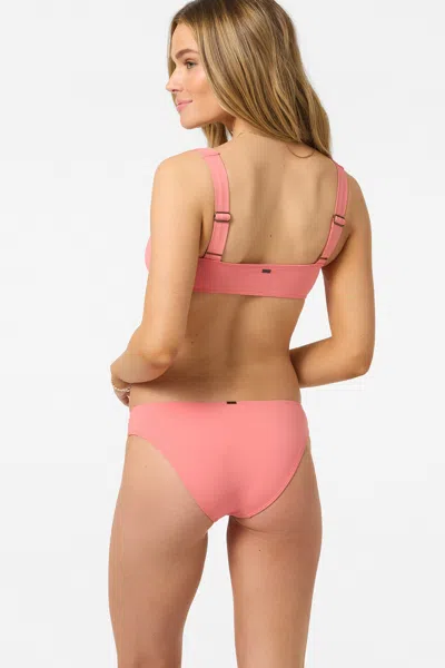 O'neill Women's Saltwater Solids Blue Lagoon Full Bottoms In Pink