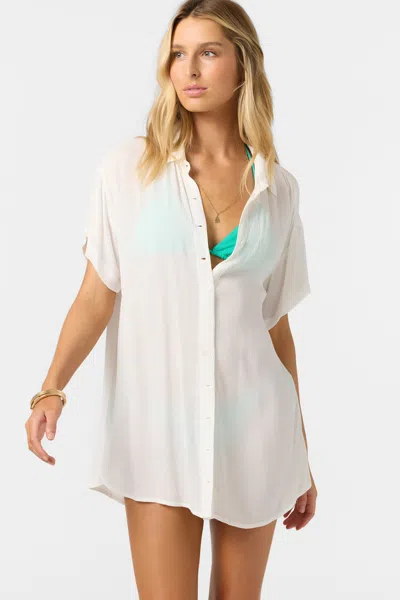 O'neill Women's Saltwater Solids Carlee Dress In White