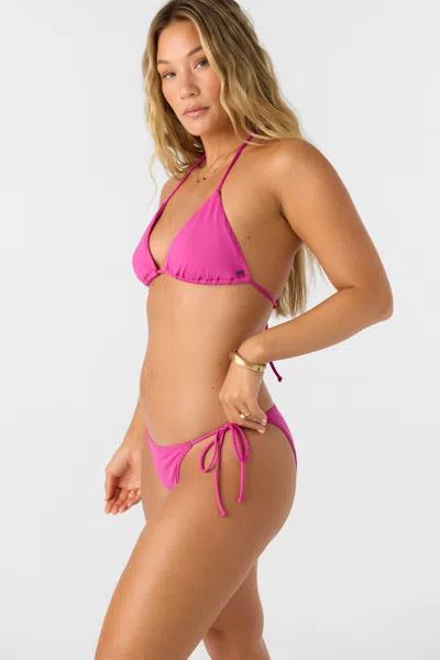 O'neill Women's Saltwater Solids Maracas Medium Bottom In Pink