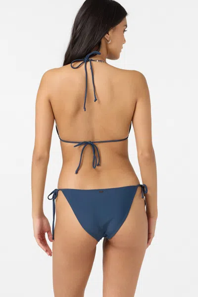 O'neill Women's Saltwater Solids Maracas Medium Bottoms In Blue