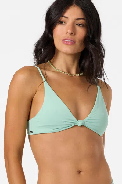O'neill Women's Saltwater Solids Pismo Bralette Bikini Top In Opal