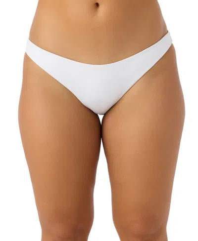 O'neill Women's Saltwater Solids Rib Rockley Bottoms In White