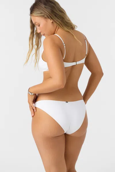 O'neill Women's Saltwater Solids Rib Rockley Classic Bottoms In White