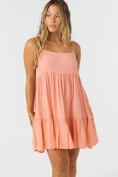 O'neill Women's Saltwater Solids Rilee Dress In Desert Flower