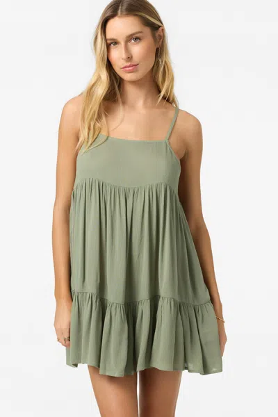 O'neill Saltwater Rilee Cover-up Minidress In Green