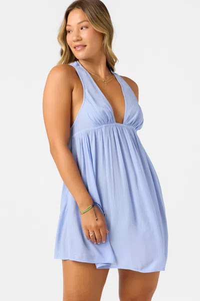 O'neill Women's Saltwater Solids Sarah Dress In Hydrangea