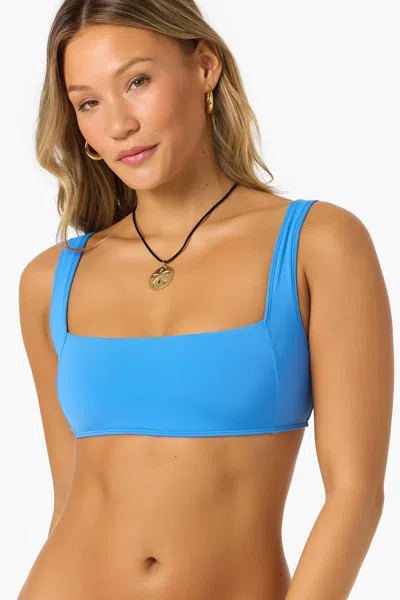 O'neill Women's Saltwater Solids Westwater Tank Bikini Top In Blue