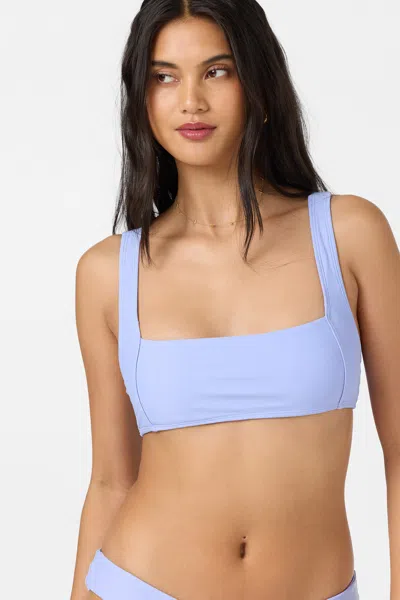O'neill Women's Saltwater Solids Westwater Tank Bikini Top In Blue
