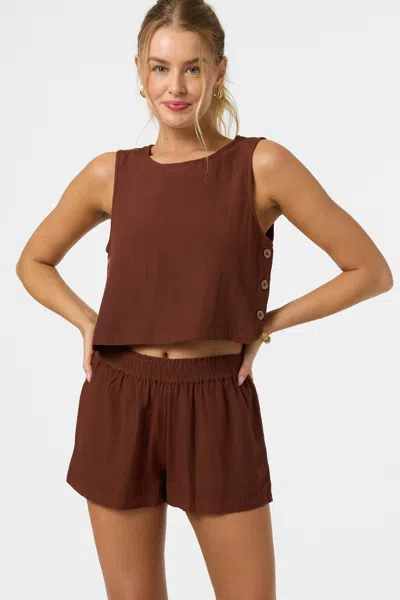 O'neill Sanders Smocked Waist Shorts In Multi