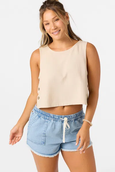 O'neill Women's Sanders Sleeveless Top In Natural