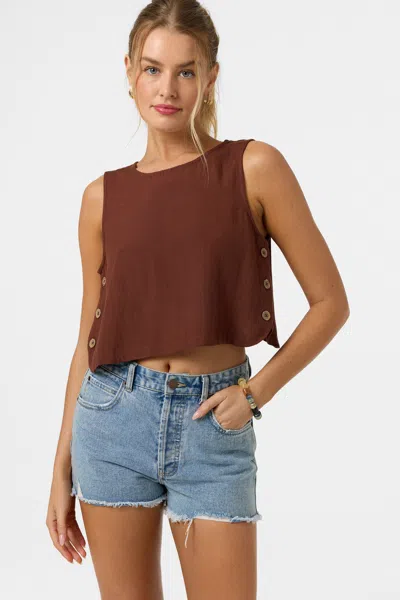 O'neill Women's Sanders Tank Top In Brown